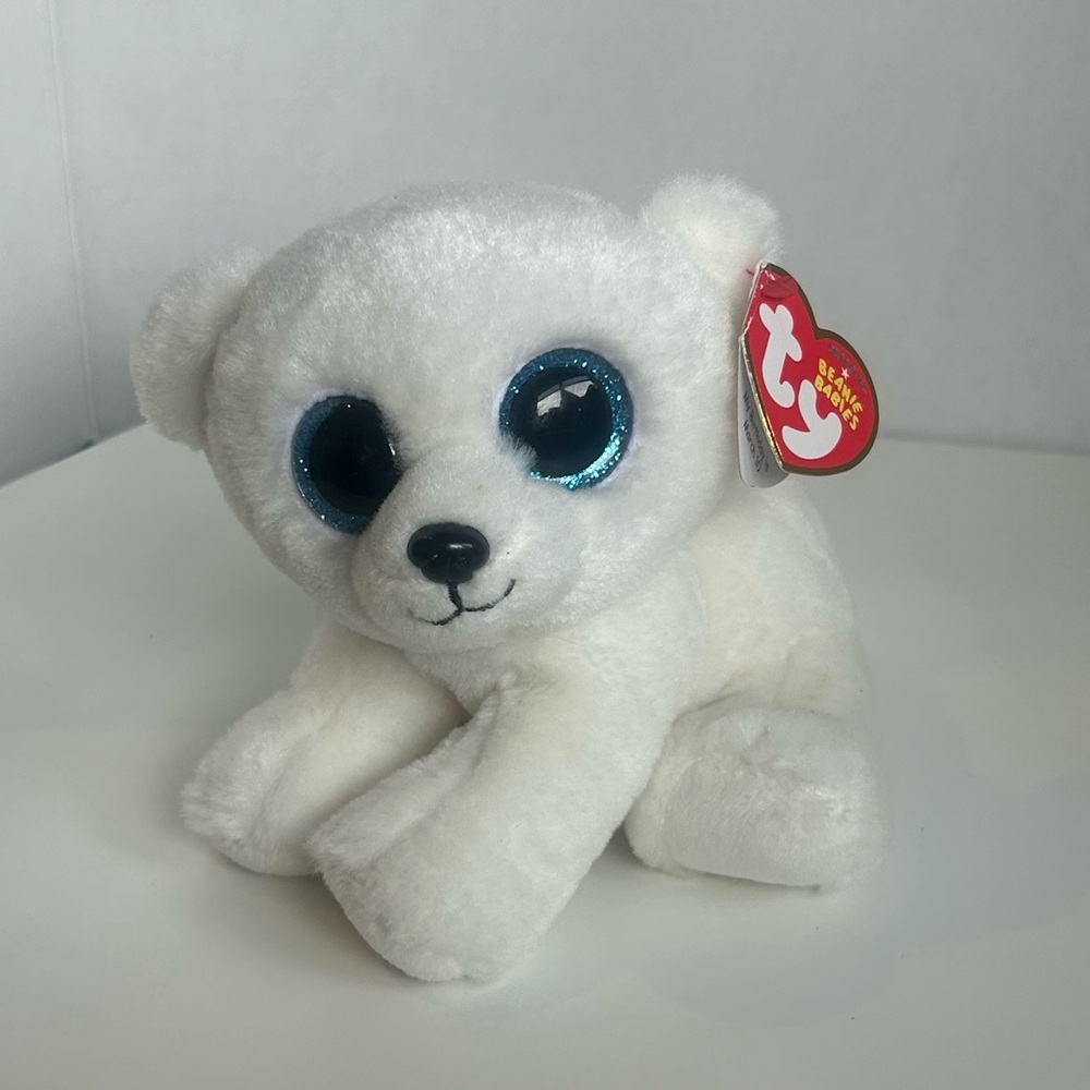 Ty Beanie Boo Ari the Polar Bear 6" Plush Toy Stuffed Animal Friend